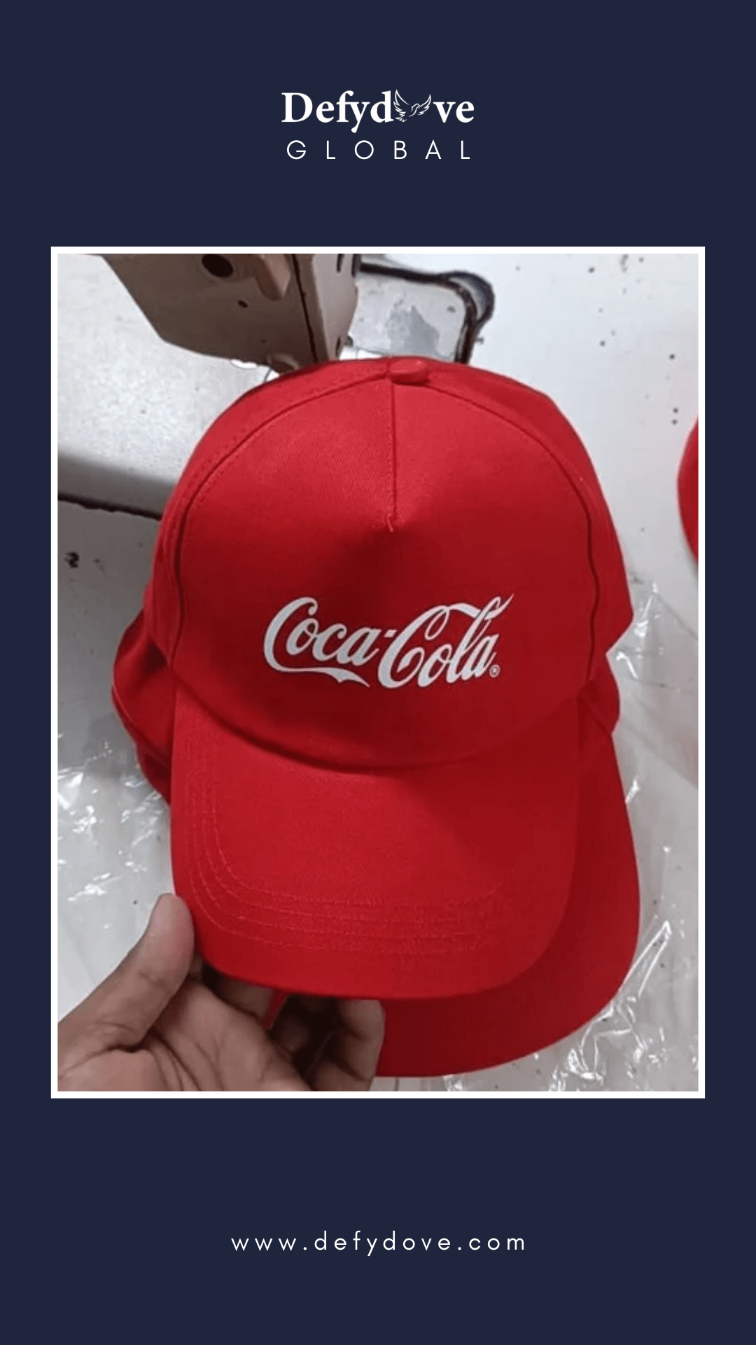 Cotton Corporate Cap by Defydove Gloval