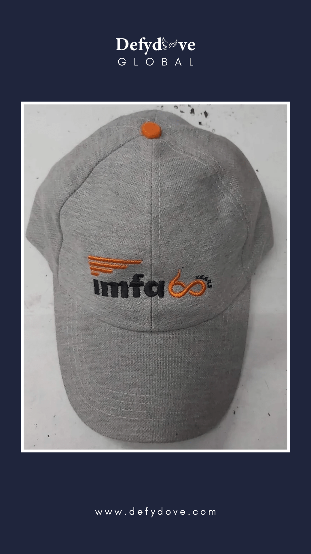 Cotton Corporate Cap by Defydove Gloval